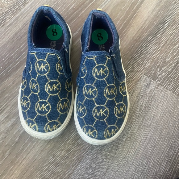 Michael Kors denim sneaker size 8 - Picture 2 of 2
